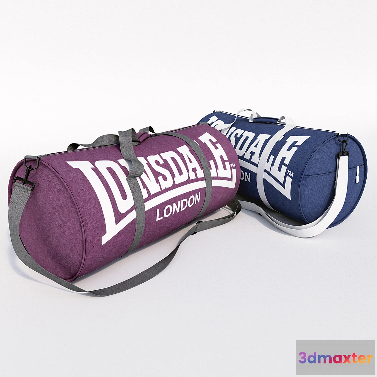 1446082 - Lonsdale Barrel Bag 3D Max