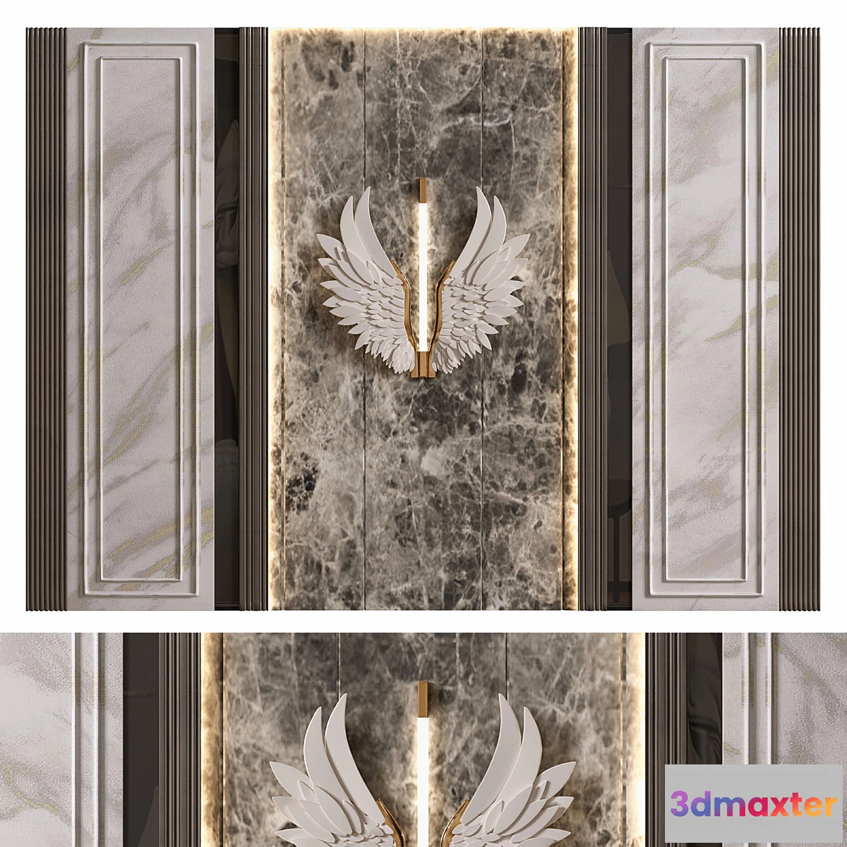 1446240 - Decorative wall panel №74 3D Max