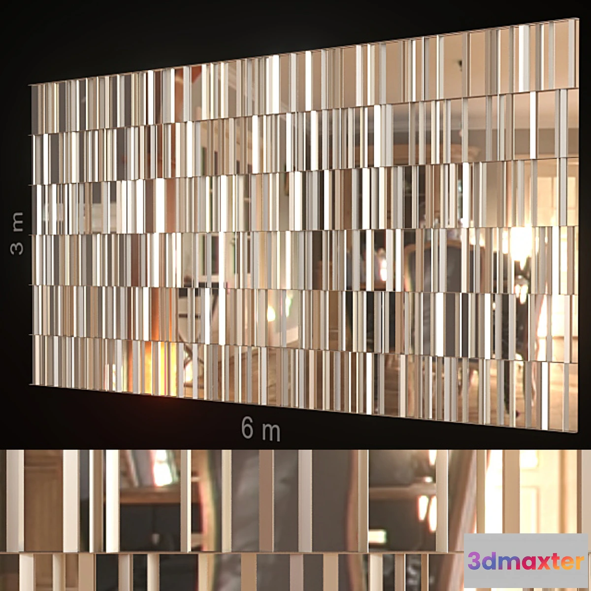 1446274 - Decorative wall 195. 3D Max