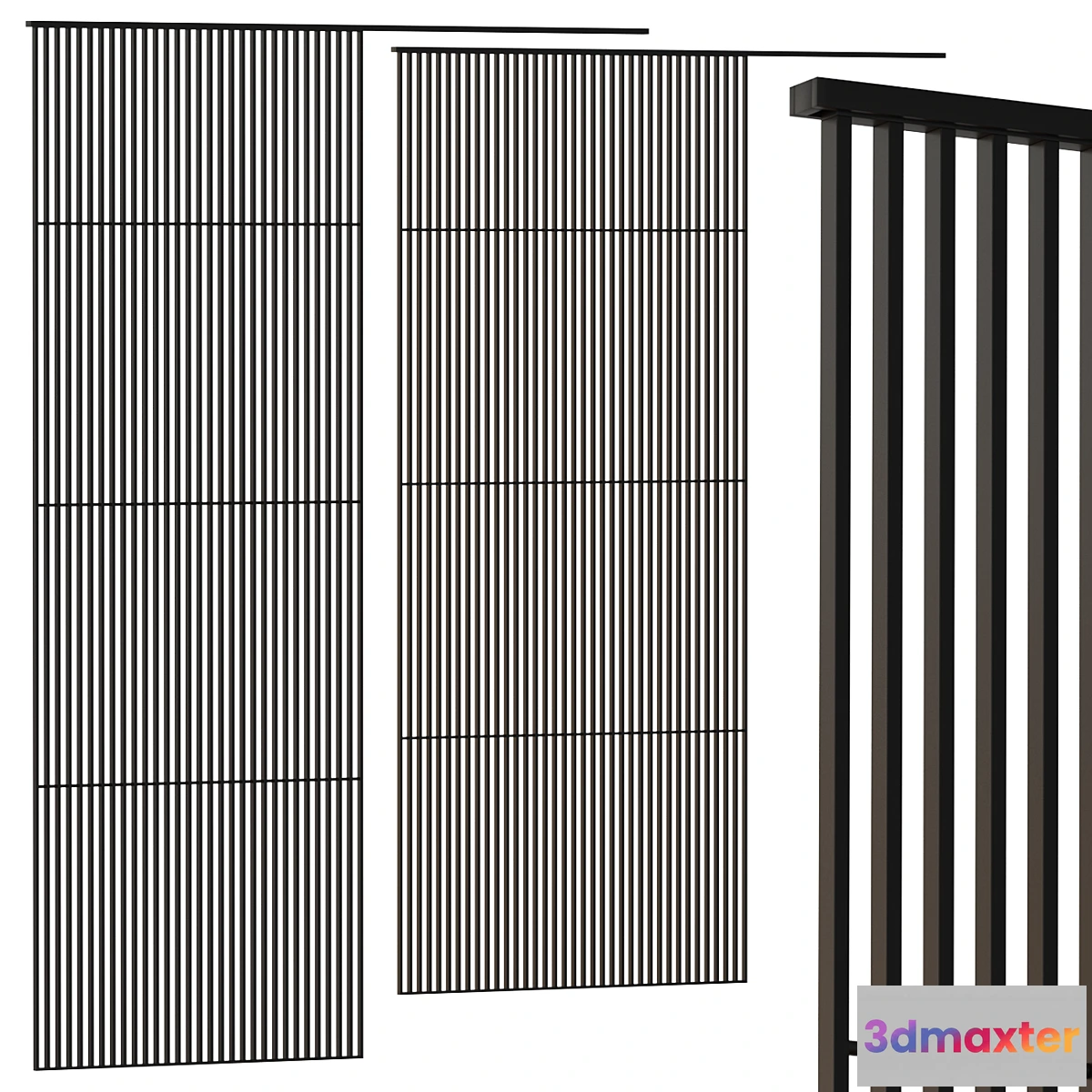 1446640 - Boca Stripe rack 3D Max