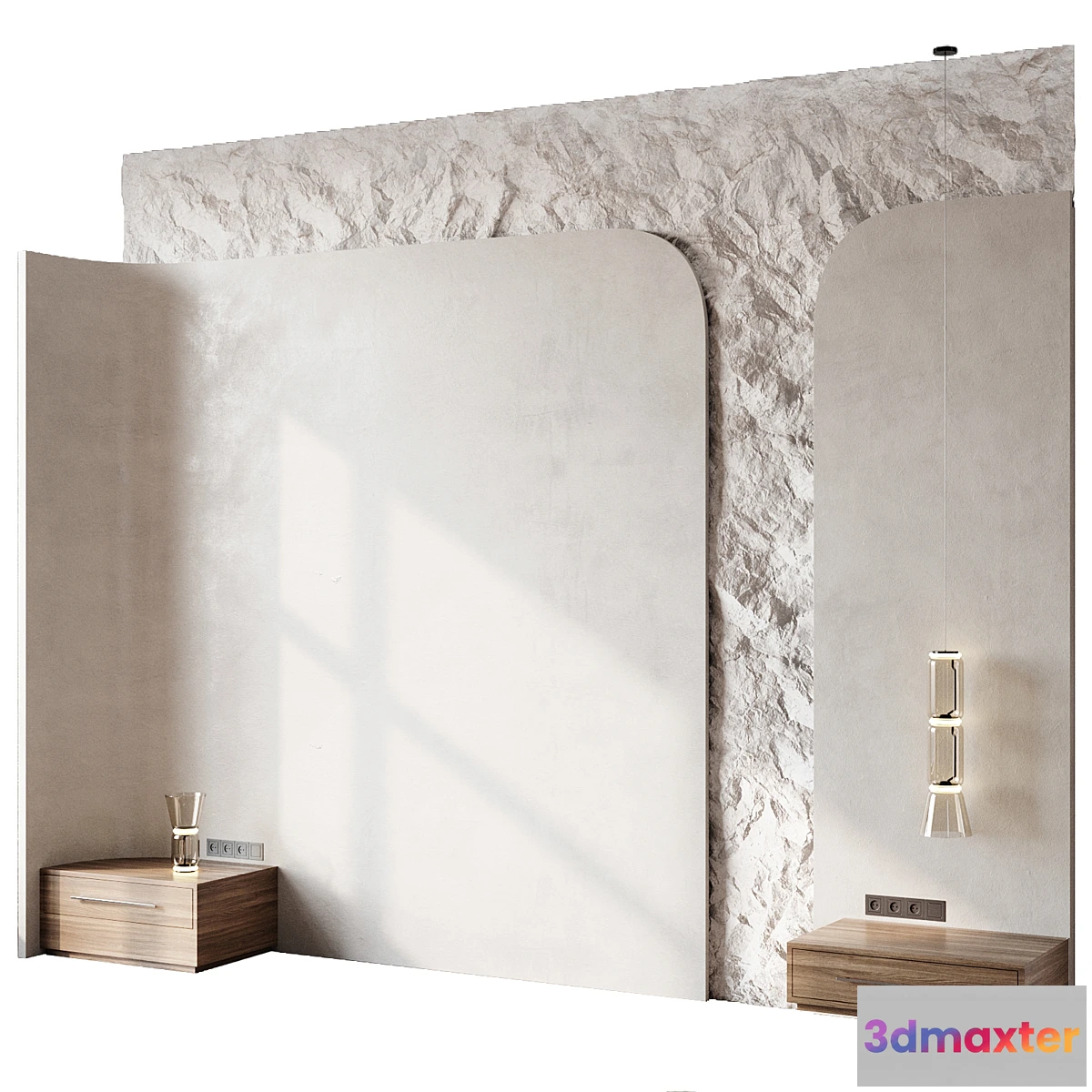 1448070 - Headboard 3d Wall Panel 04 3D Max