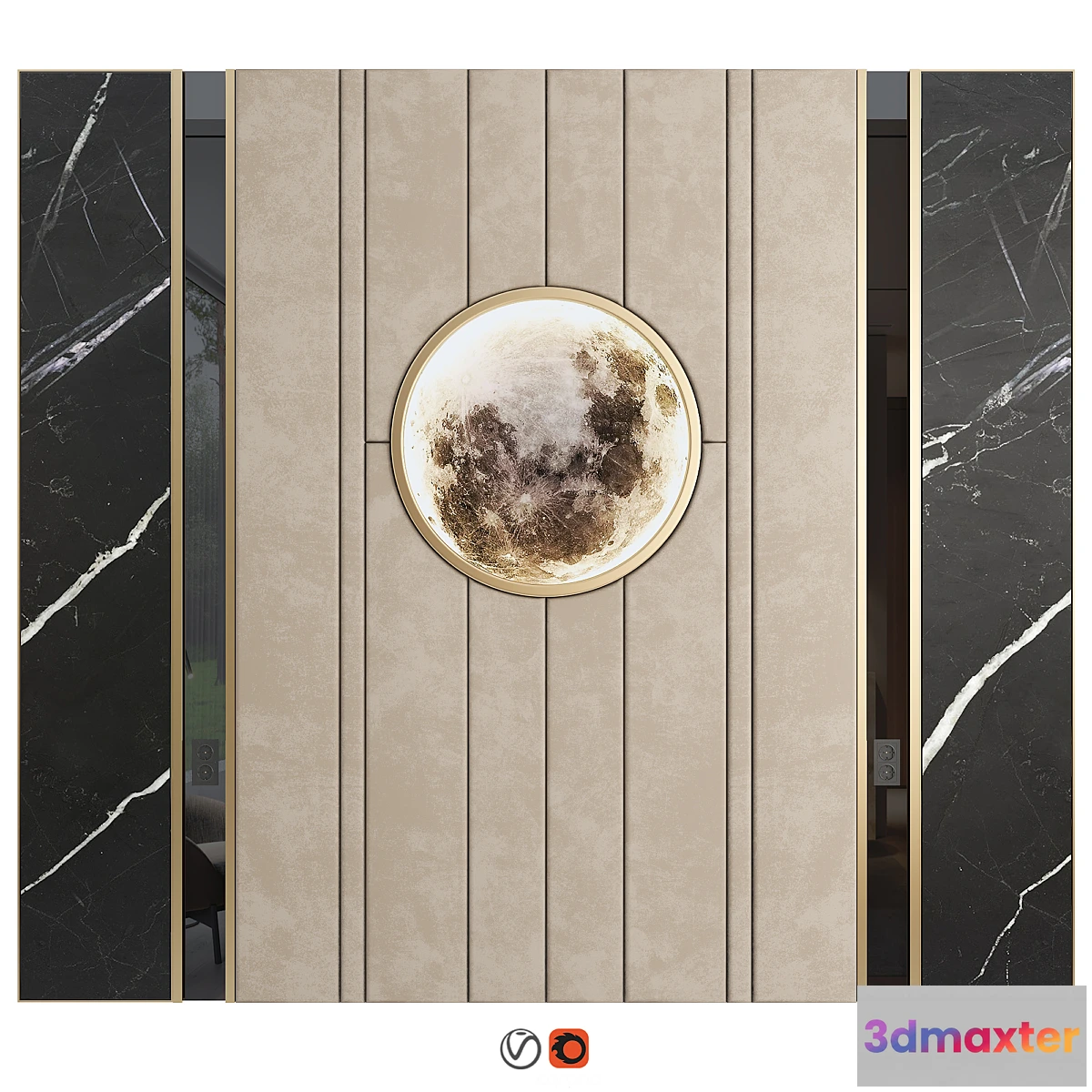 1449582 - Wall Panel Decor 10 3D Max