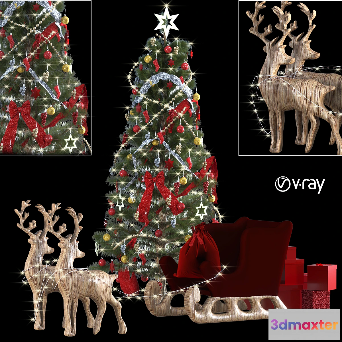 1453706 - christmas tree 3D Max