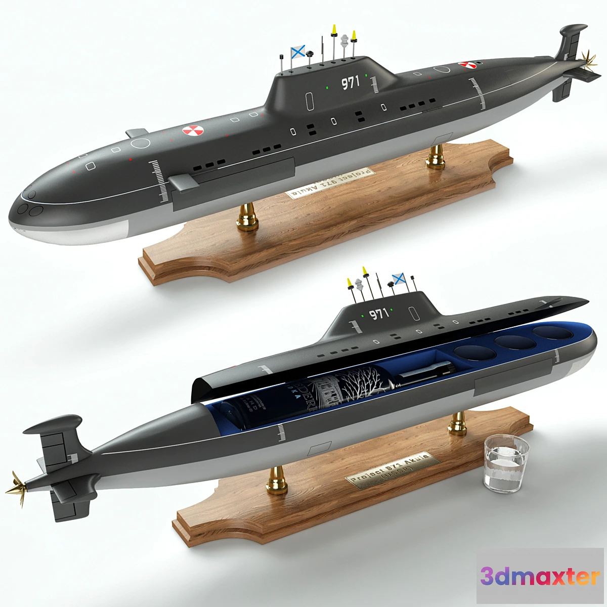 1454168 - Submarine Bar 3D Max