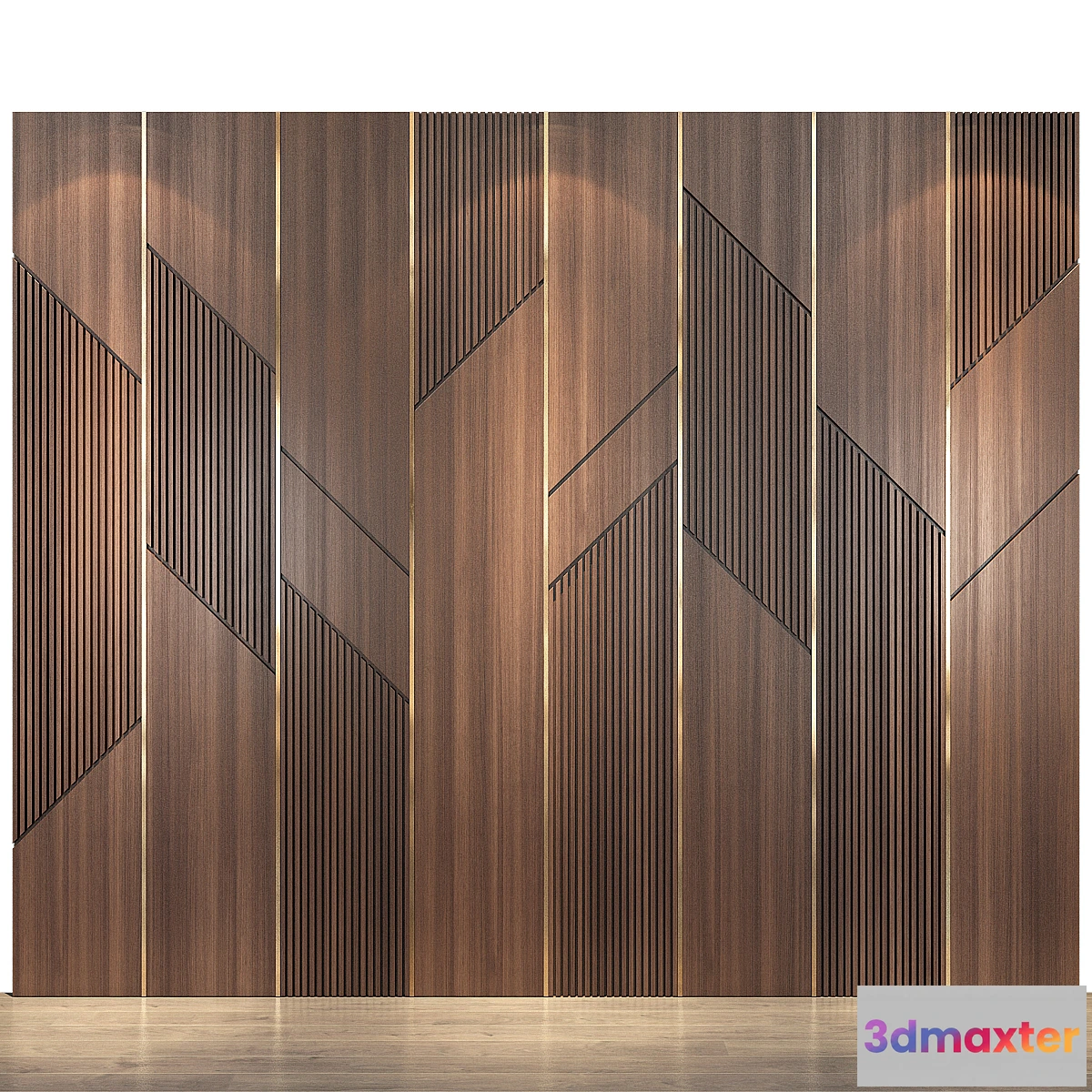 1455640 - wall panels  set 92 3D Max