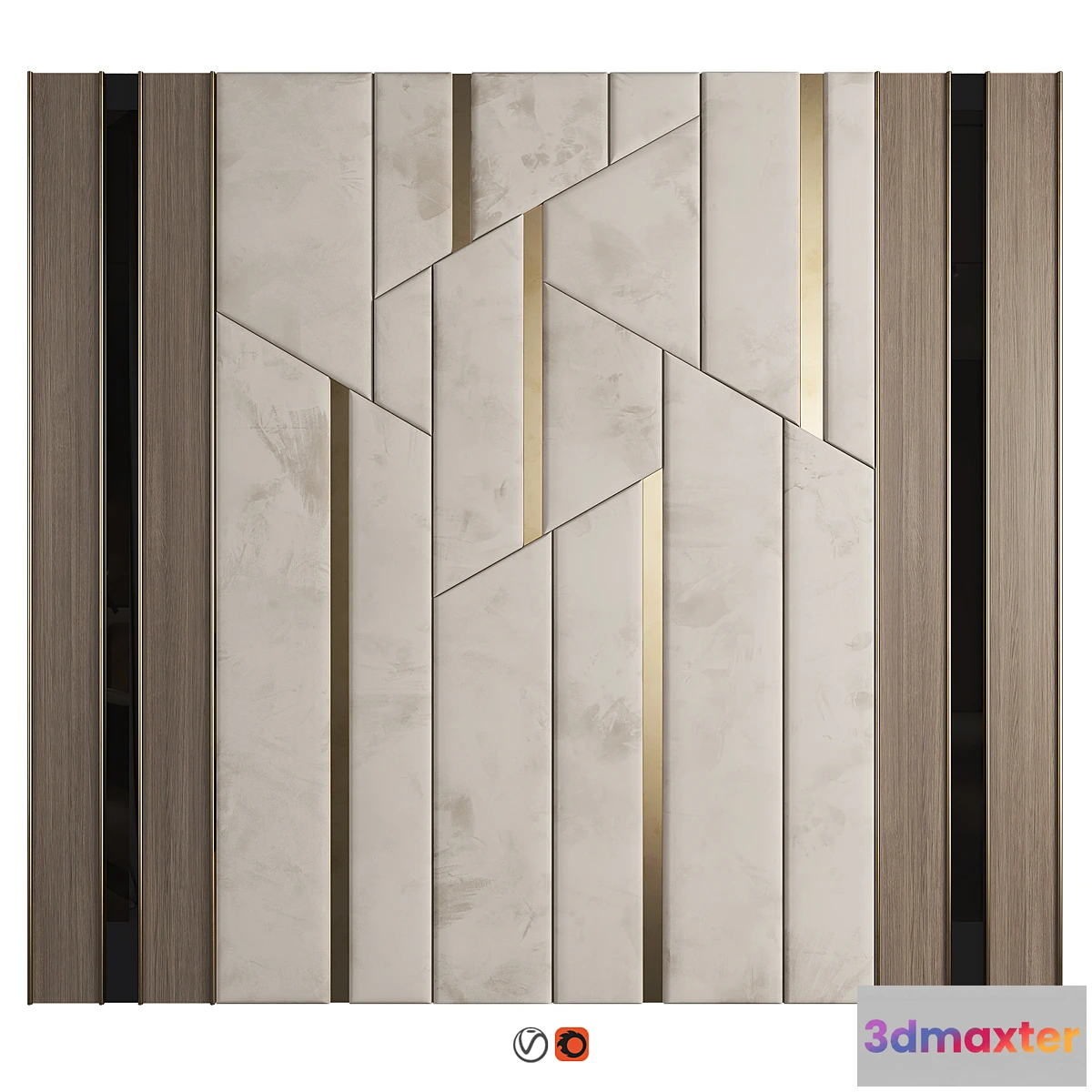 1455724 - Headboard Wall Panel Decor 05 3D Max