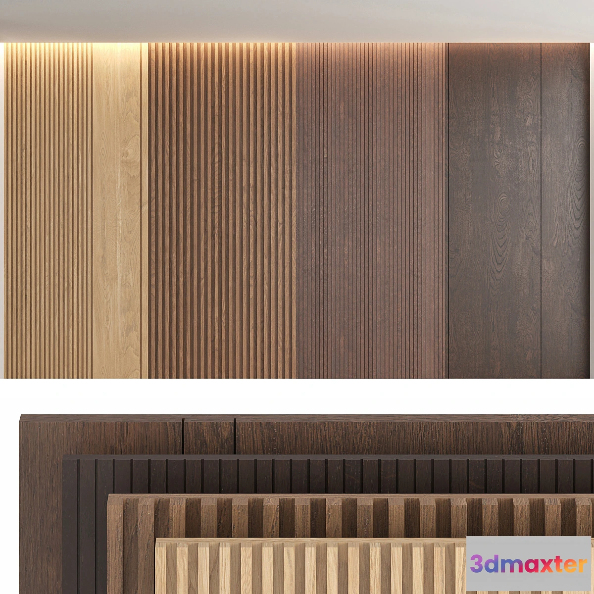 1456538 - Wood panels_set1 3D Max