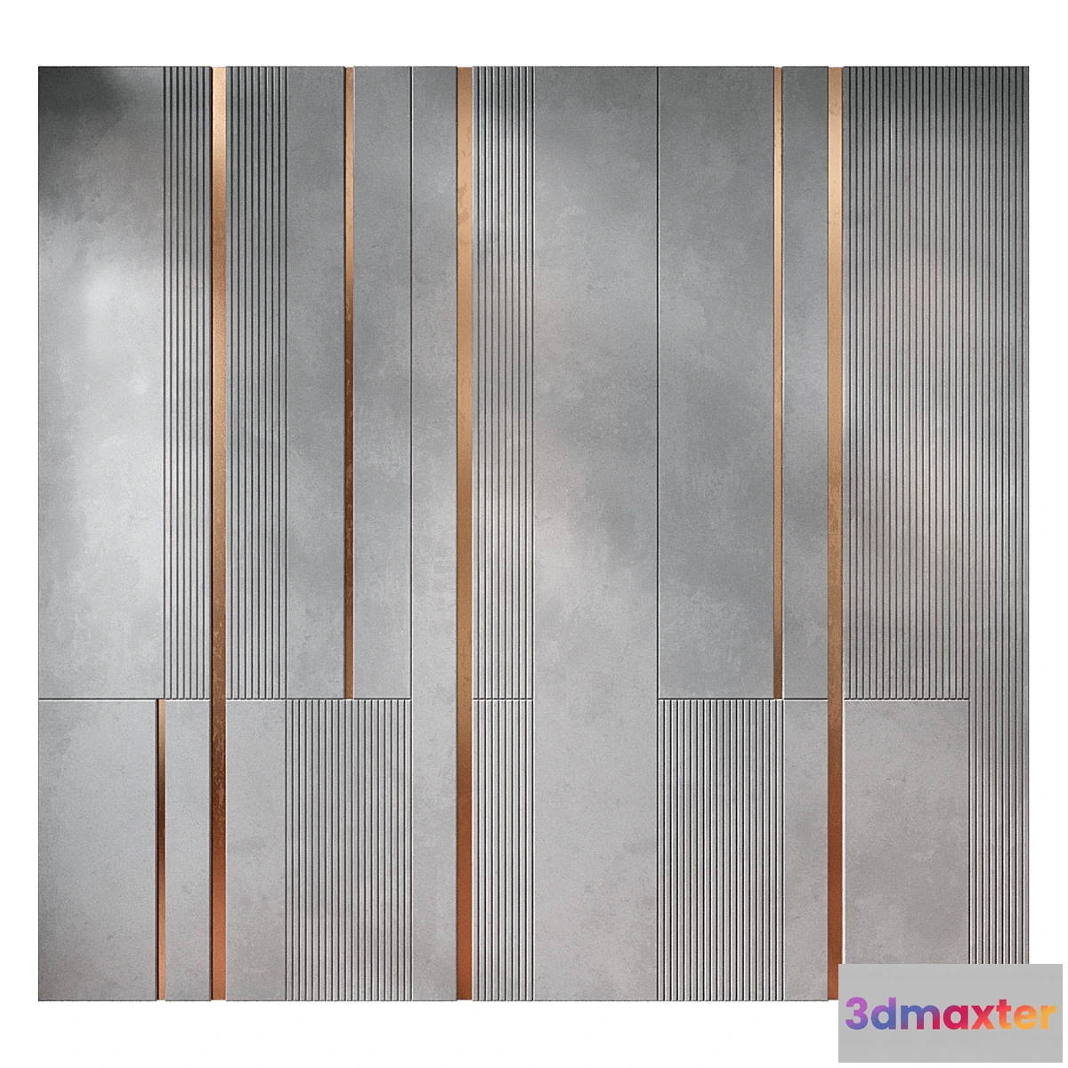 1456800 - wall panels  set 203 3D Max