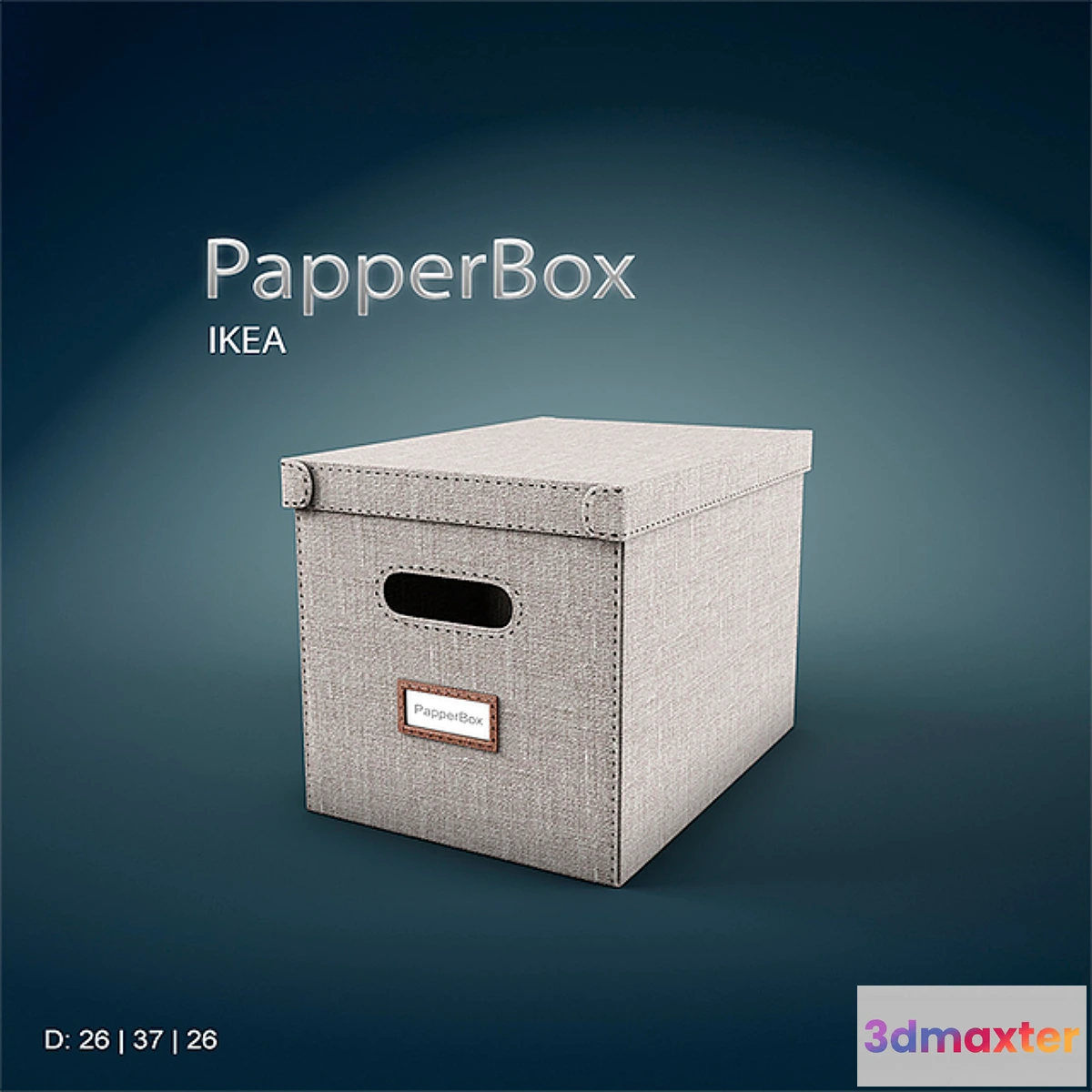 1459002 - IKEA PapperBox 3D Max