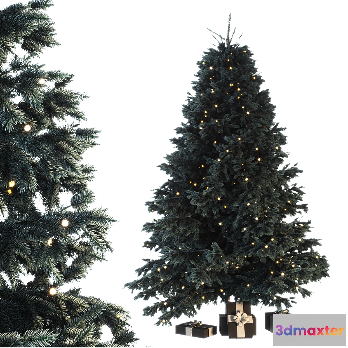 1461050 - Christmas tree with gifts 3D Max