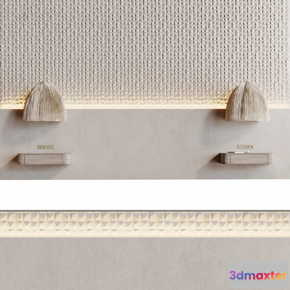 1462498 - Decorative 3D wall panel 009 3D Max