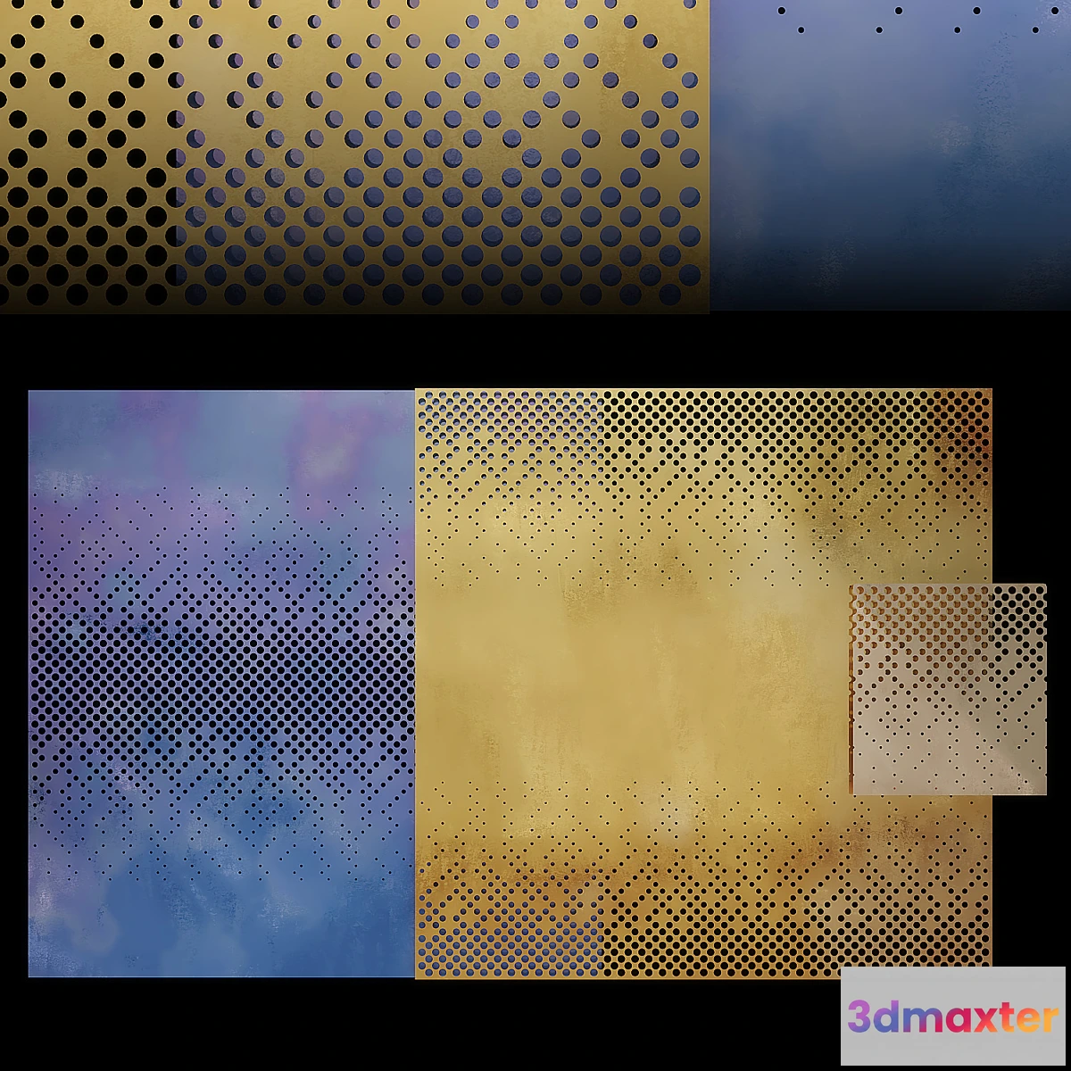 1462764 - Decorative perforated model 3D Max