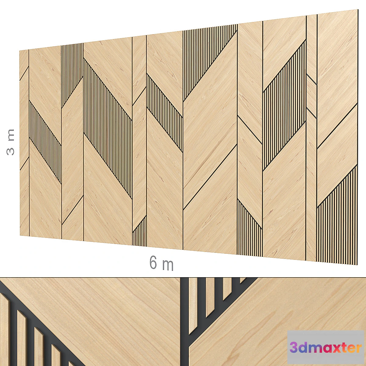1462832 - Decorative wall 256. 3D Max