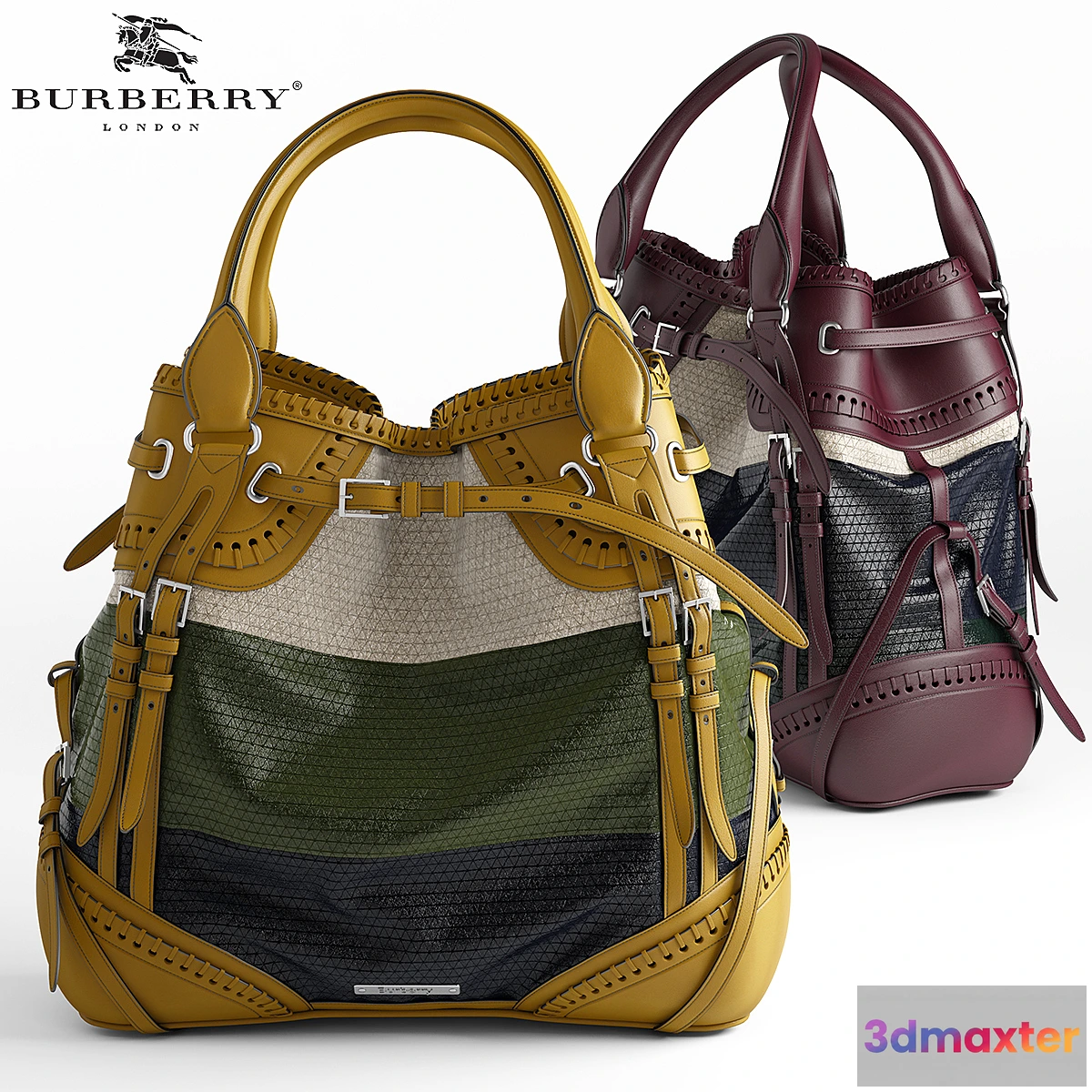 1463036 - Burberry Whipstitch Bag 3D Max