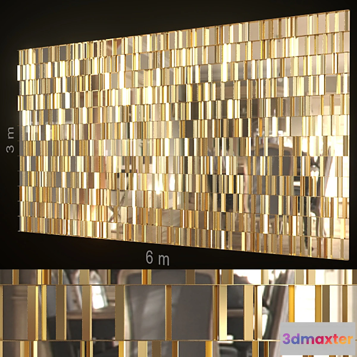 1464026 - Decorative wall 188. 3D Max