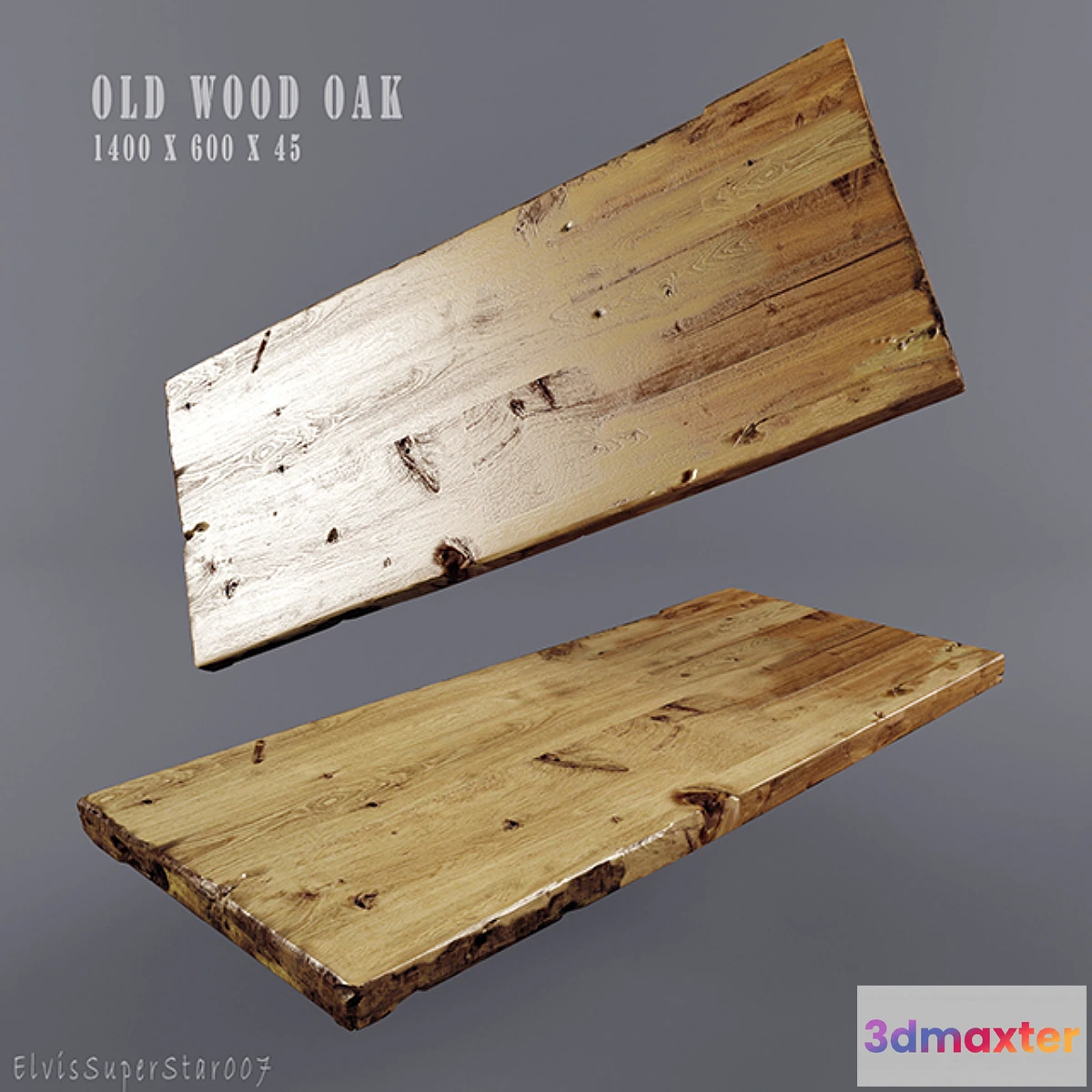 1464218 - Old Wood Oac 3D Max