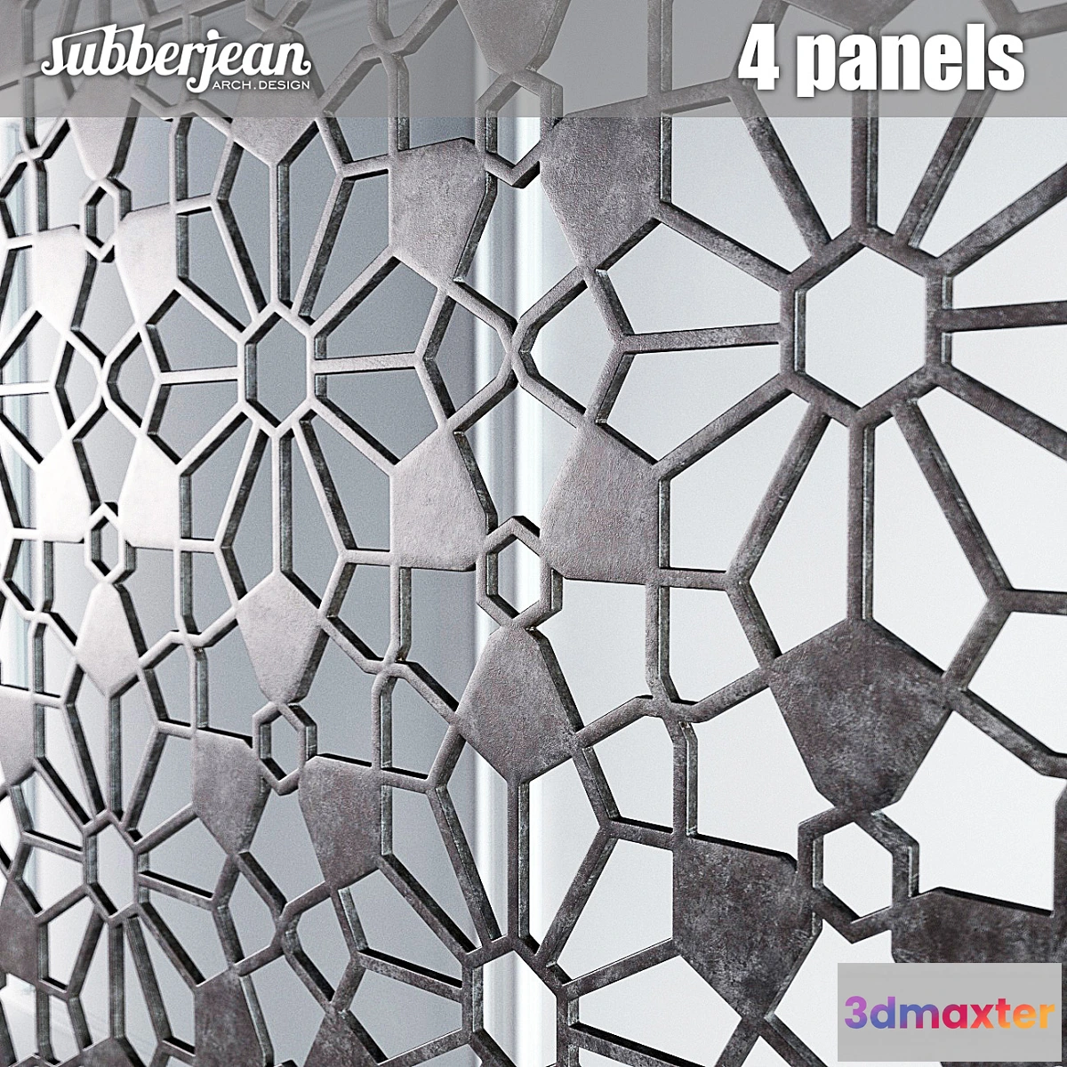 1464250 - Subberjean 4 panels 3D Max