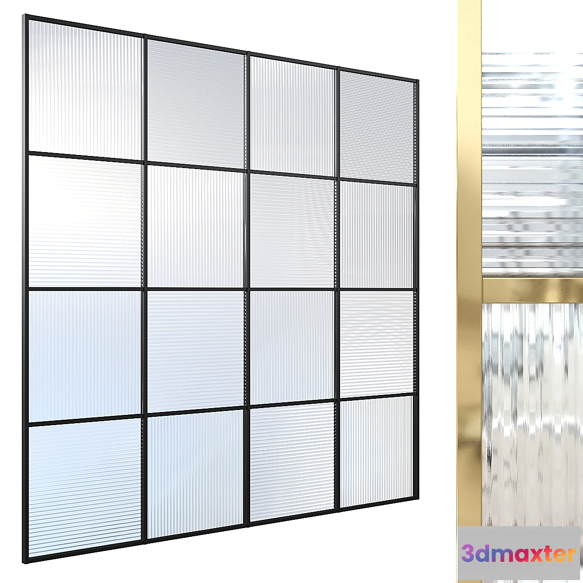 1467000 - Glass partition 3D Max