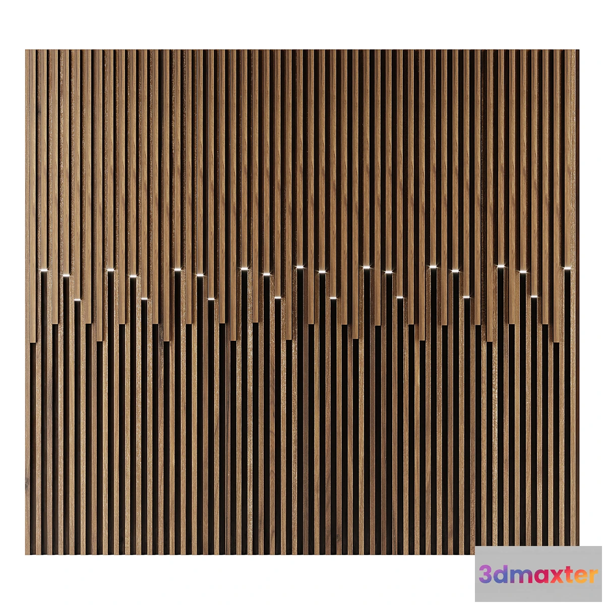 1467434 - 3d panel wall 3d panel wall slats 3D Max