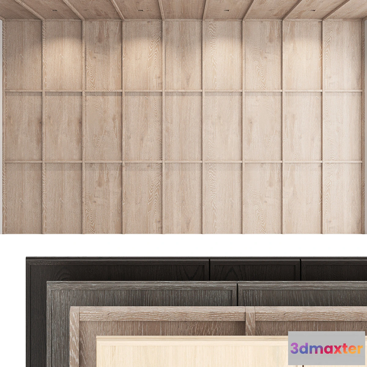 1473970 - Decorative wall panel_set 16 3D Max