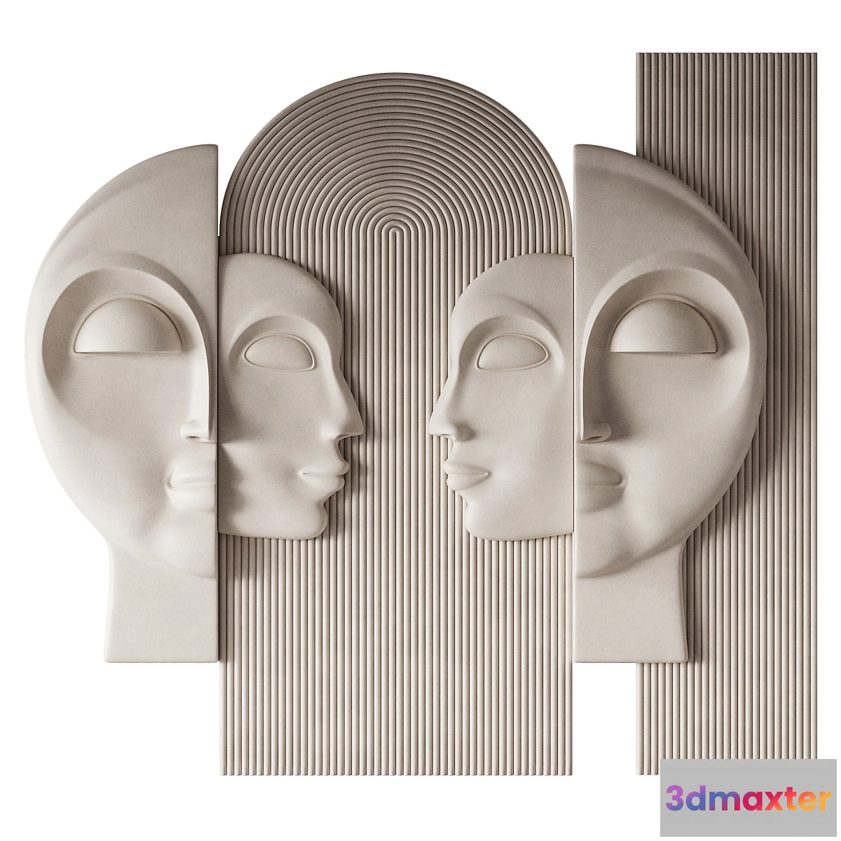 1474530 - Wall 3D panel Faces v2 3D Max