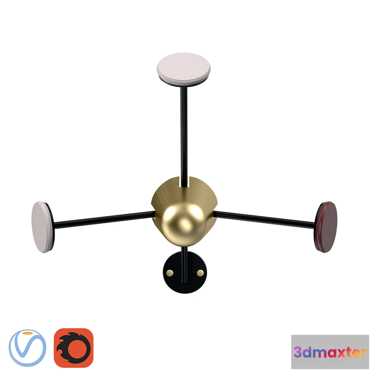 1475708 - Gubi Mategot Coat rack 3D Max