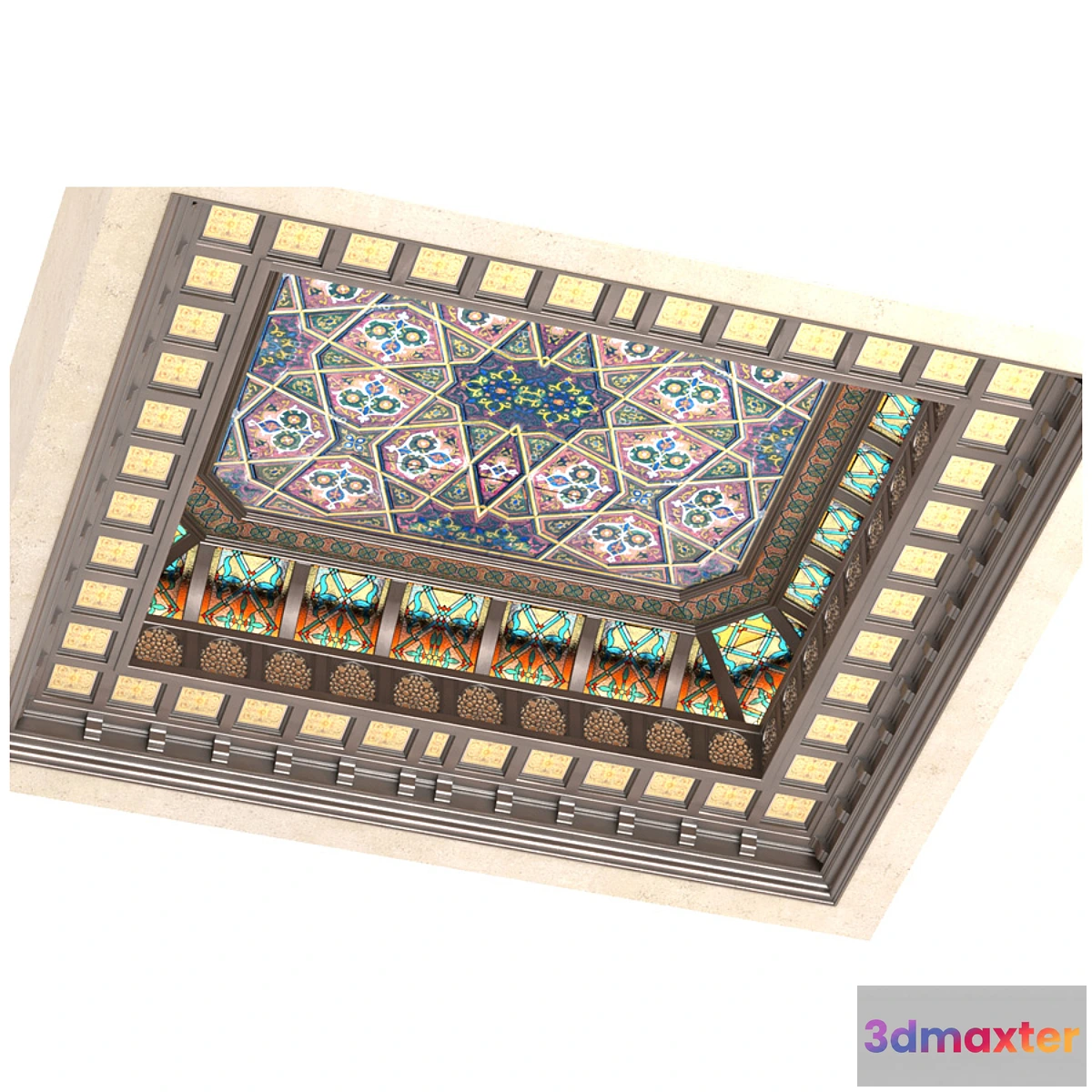 1475766 - Oriental style ceiling. Arabic ceiling set 3D Max