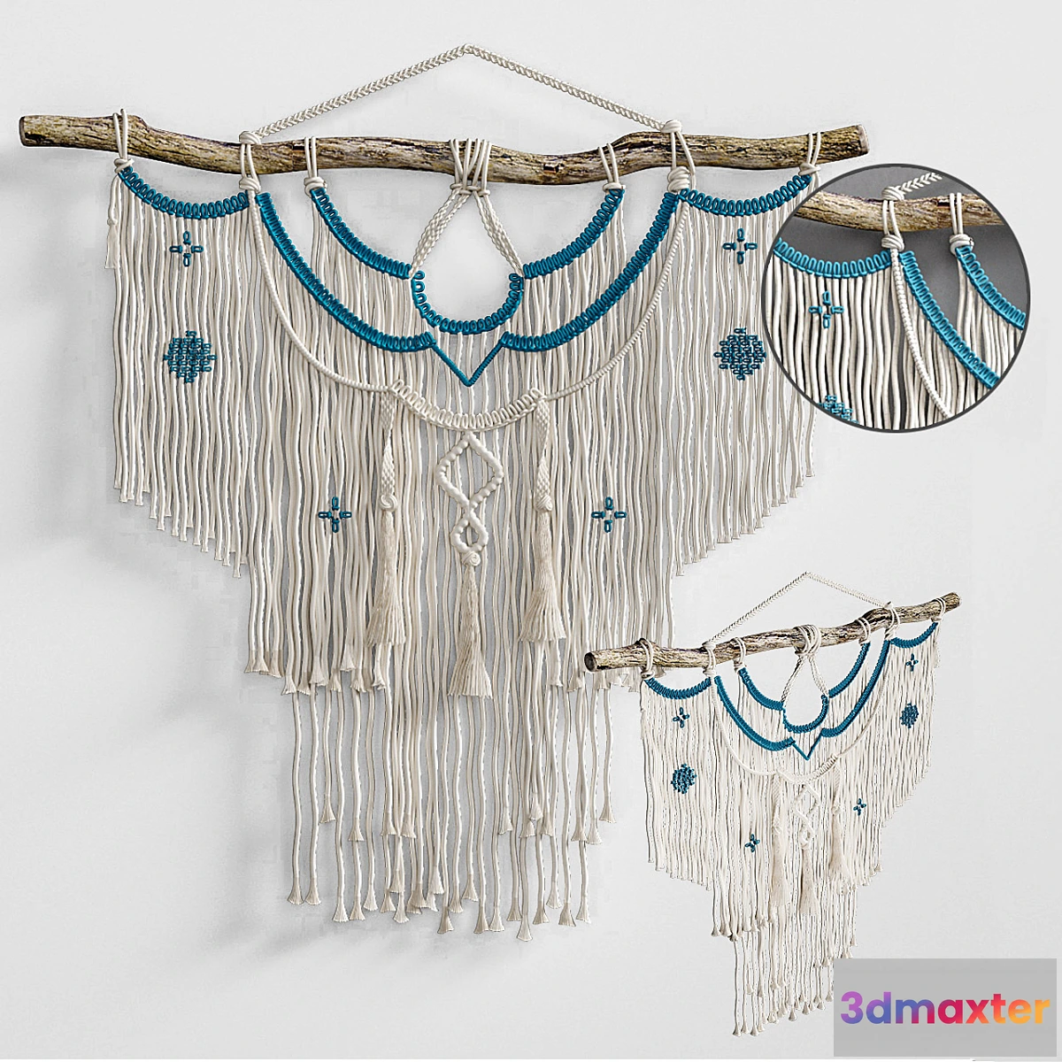 1475940 - Macrame decorative panel 3D Max