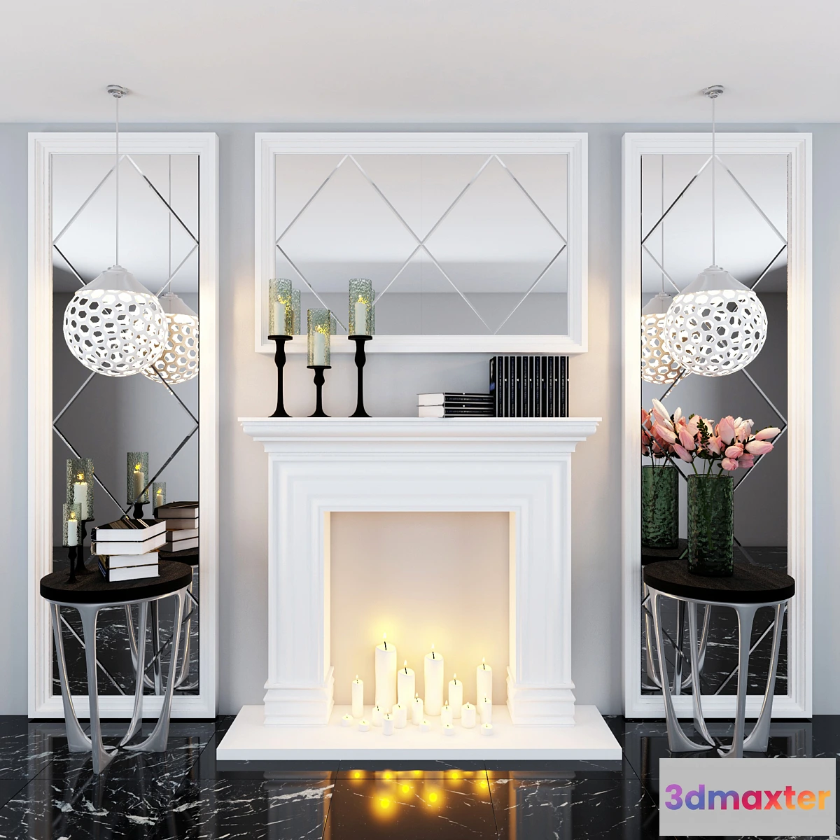 1476098 - Decorative fireplace 3D Max