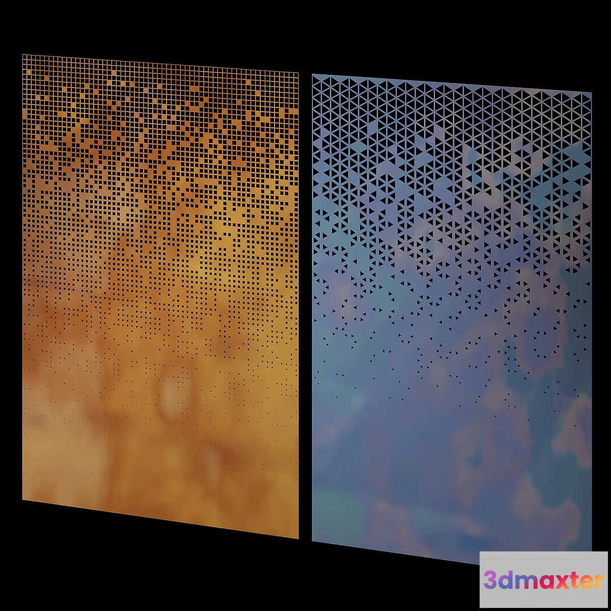 1477862 - Decorative parametric panel 3D Max