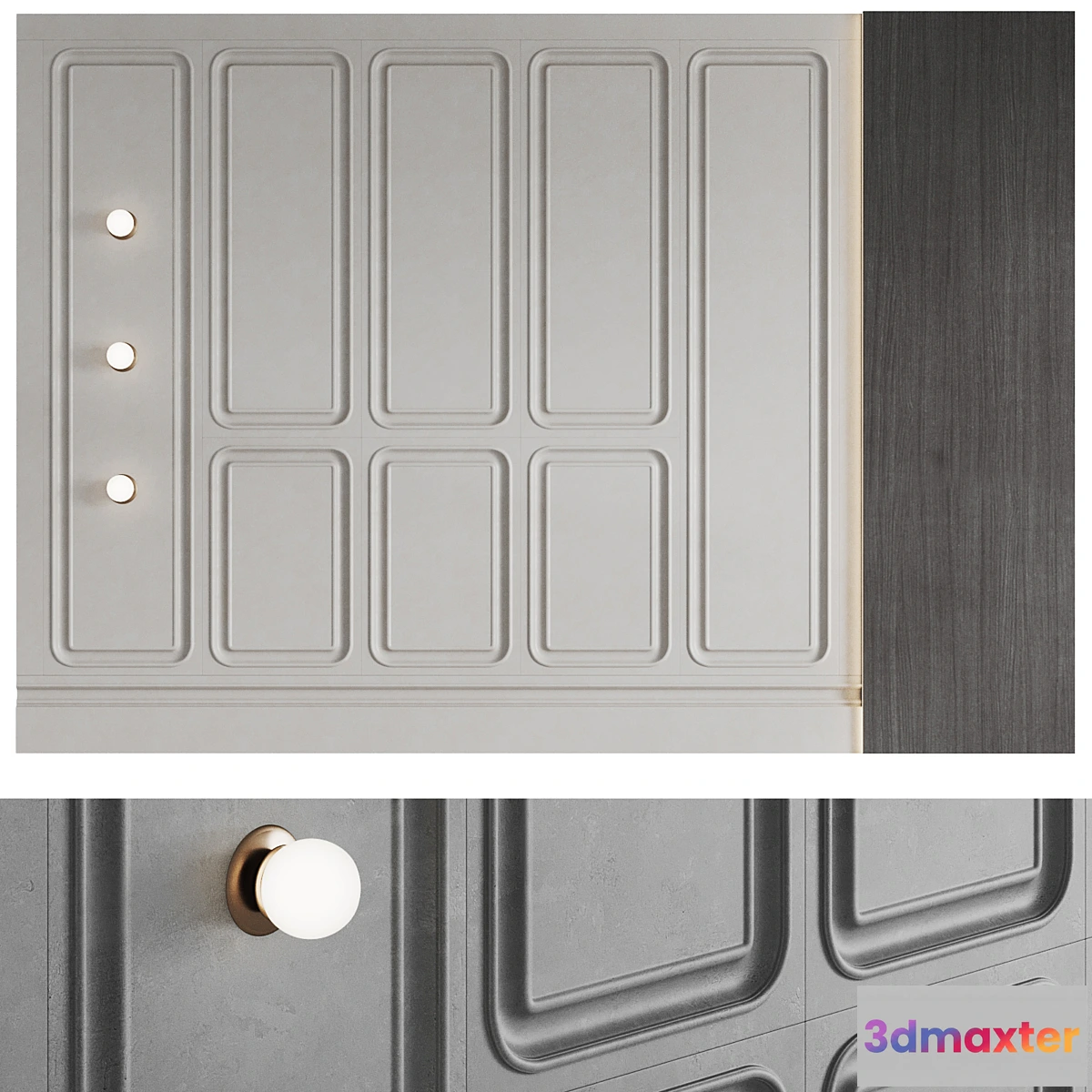 1479052 - Decorative wall panel №11 3D Max