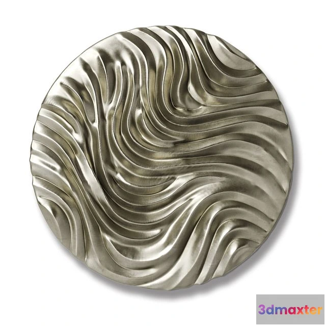 1539421 - Round Wall Panel Wave Circle Wall Panel 3D Max