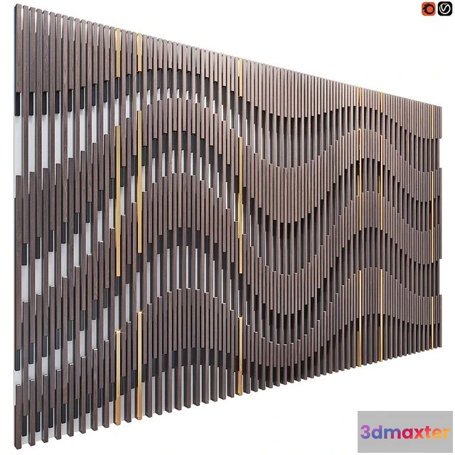 1539969 - Decorative wall panel 46 3D Max