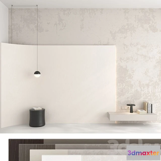 1539971 - Decorative wall panel set 88 3D Max