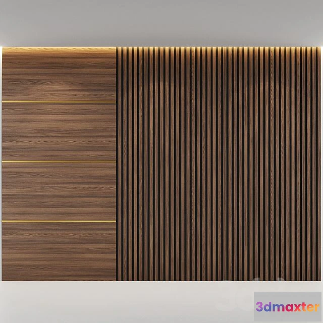 1539975 - Decotarive Wall panel 016 3D Max