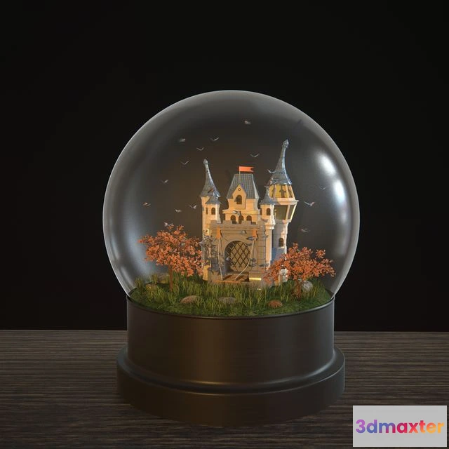 1540437 - Bowl with lock 3D Max