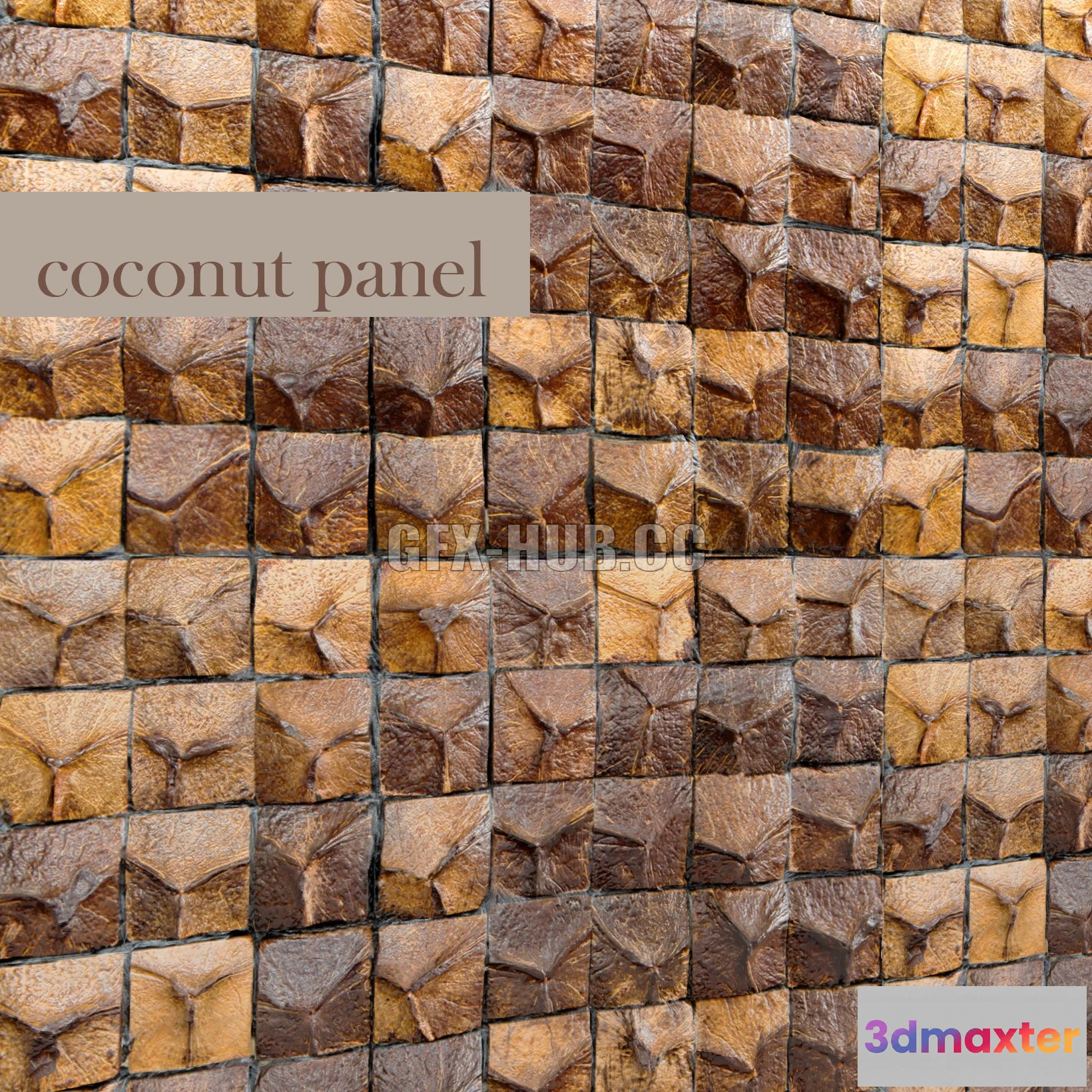 1541307 - Coconut tiles 3D Max