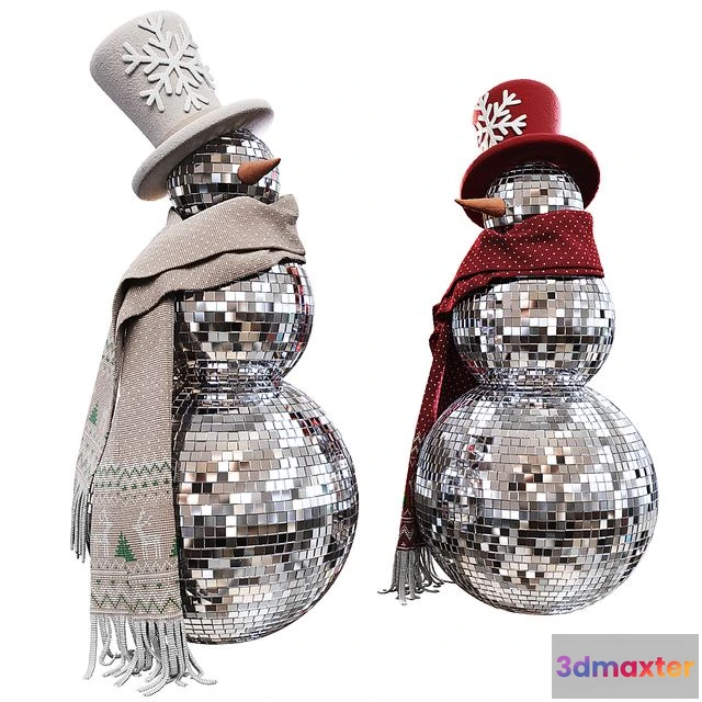 1541777 - DISCO SNOWMAN 3D Max