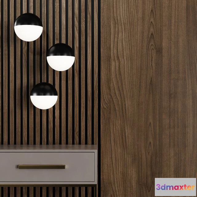 1541809 - Decotarive Wall panel 042 3D Max