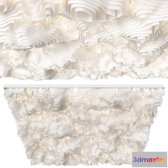 1542609 - Decorative fabric ceiling 3D Max