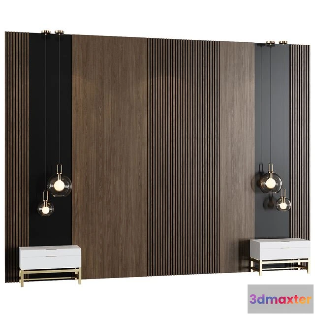 1543945 - Decotarive Wall panel 067 3D Max