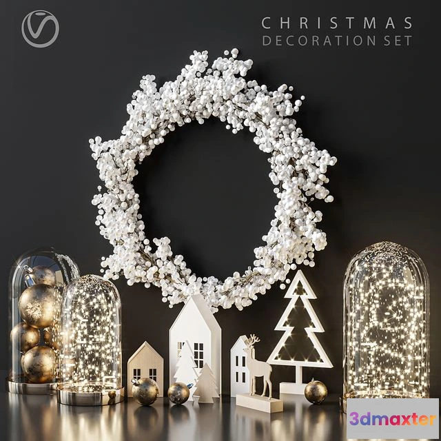 1545207 - Christmas Decoration Set 02 3D Max