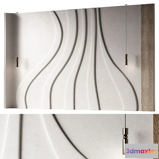 1546371 - Wavy wall panels 4 3D Max
