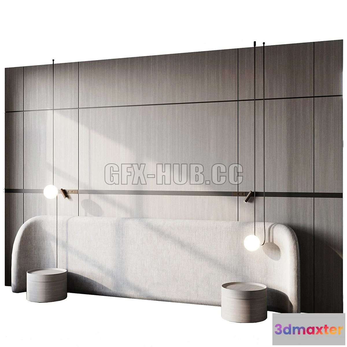 1546885 - Headboard 3d Wall Panel 18 3D Max
