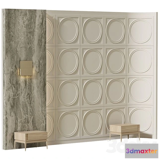 1548659 - Decorative wall composition 70 3D Max