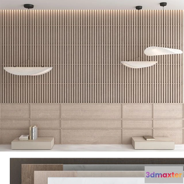 1548947 - Decorative wall panel set 81 3D Max