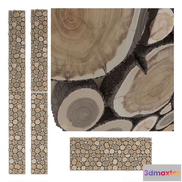 1549589 - Prefabricated juniper panel 3D Max