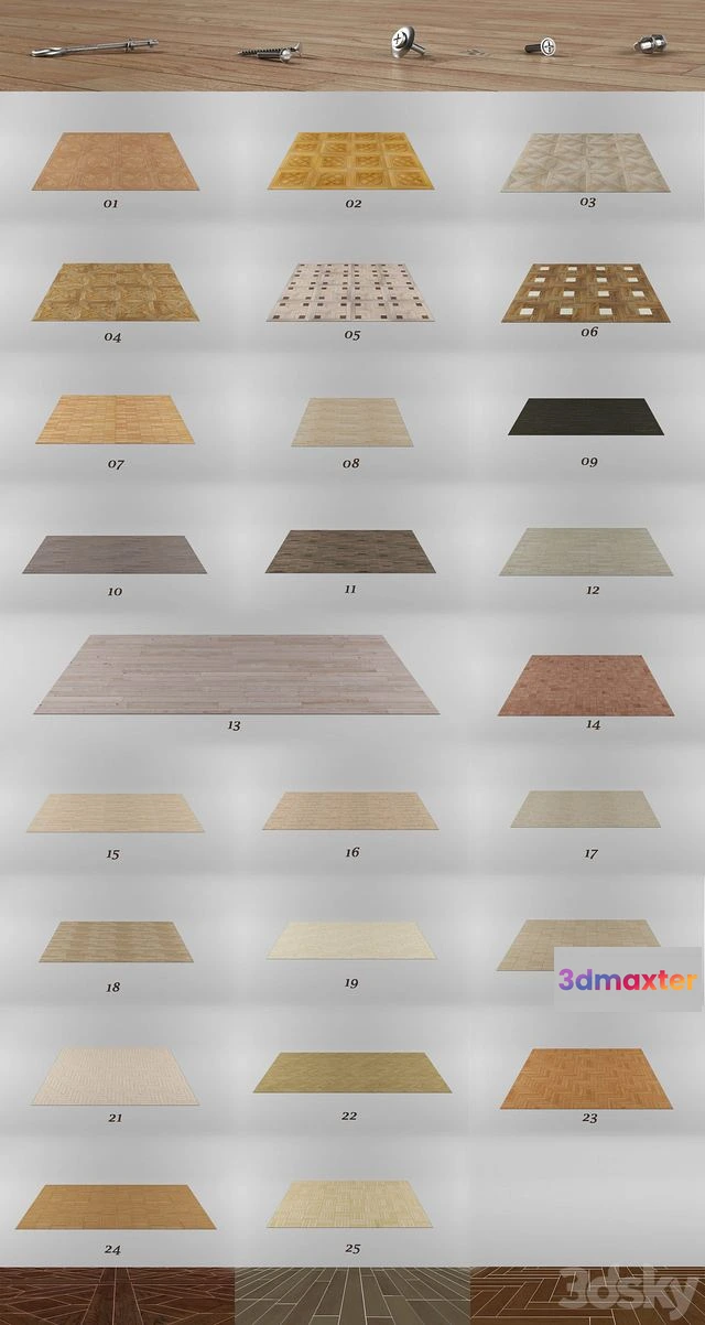 1551329 - Floor coverings vol. 02 3D Max