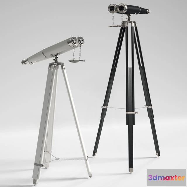 1553321 - Hampton Nautical Binoculars 3D Max