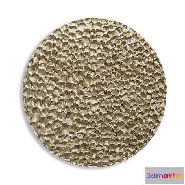 1553551 - Round Wall panel Nebula Metal art 3D Max